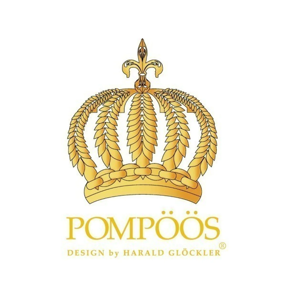 Pomp??s Cup Set 2-pc. Oval Design by Harald Gl??ckler - very noble and high-quality porcelain