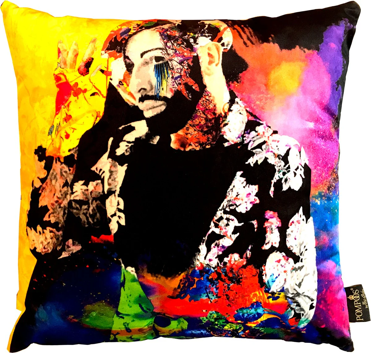 Harald Gl??ckler Designer Coj¨ªn decorativo Pomp??s de Casa Padrino Colorful - Art Collection -