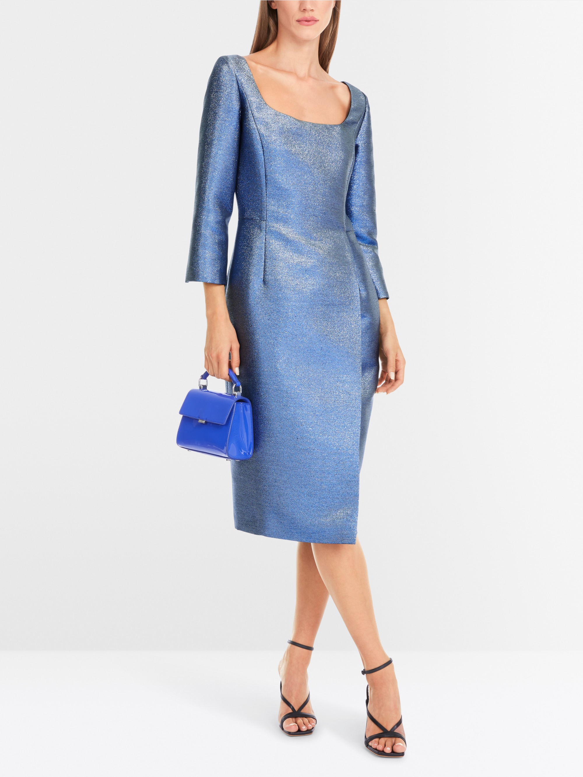 Marc-Cain Dress in shimmering metallic shine