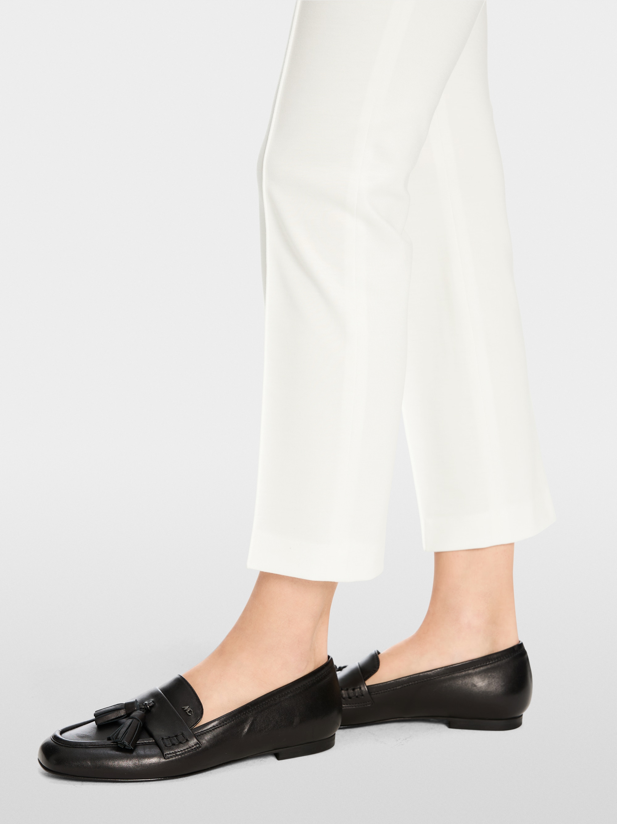 Marc-Cain Stretch trousers with cord piping