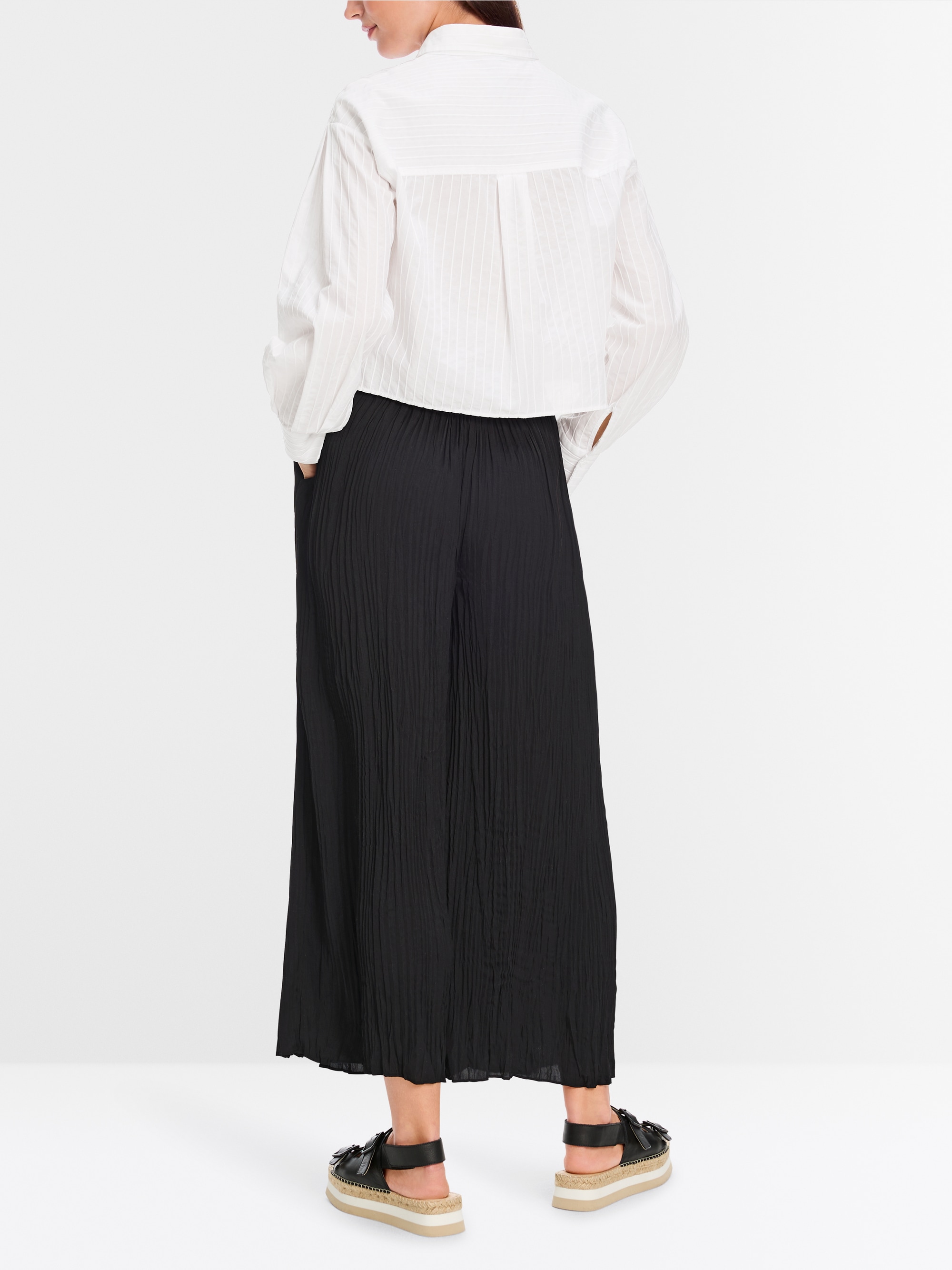 Marc-Cain WOLIN Rethink Together pleated trouers
