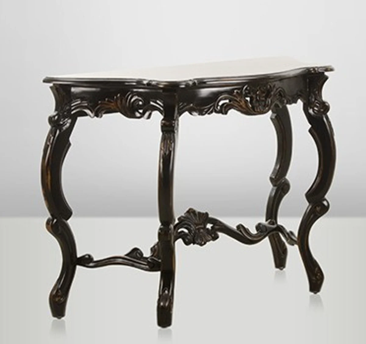 Casa Padrino Baroque Console Table Antique Style Black / Brown