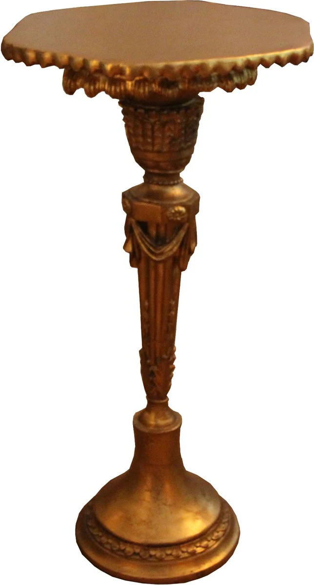 Casa Padrino columna barroca / mesa auxiliar de oro de 97 x 52 cm - columna de estilo antiguo