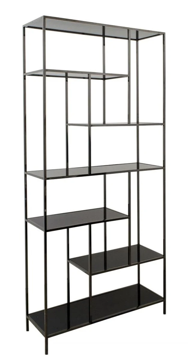 Casa Padrino armario de la estantería de lujo 98 x 35 x H. 210 cm - Muebles de Sala de Diseño