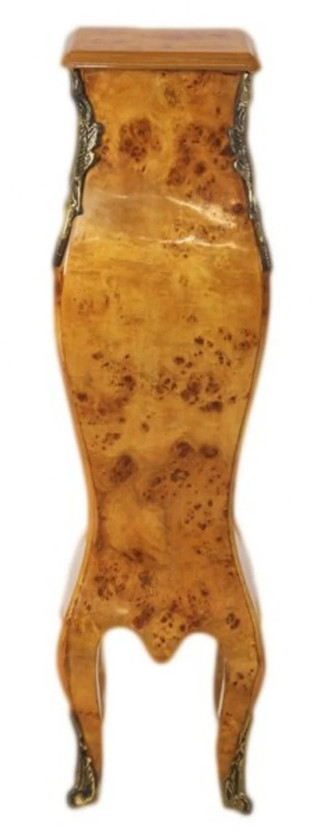 Casa Padrino Baroque columns Set burl wood optics - Side Set - column (2 pcs)