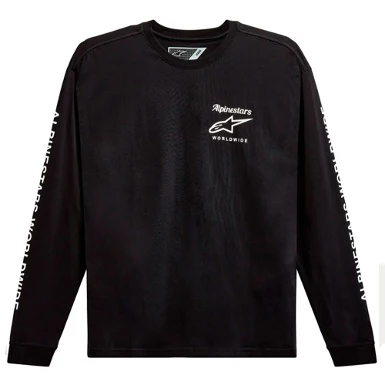 CAMISETA ALPINESTARS AUTHENTICATED LONG SLEEVE NEGRO