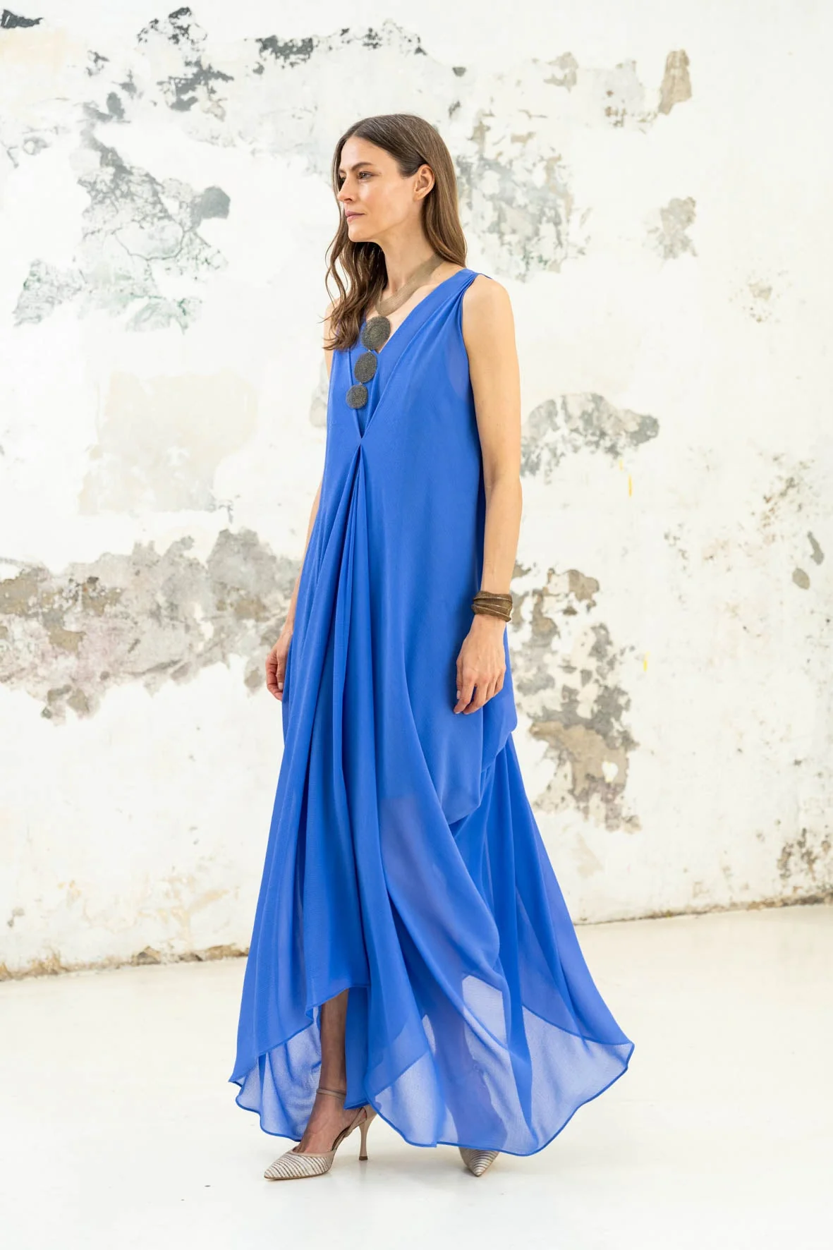 Rivera-spain Vestido Helena azul