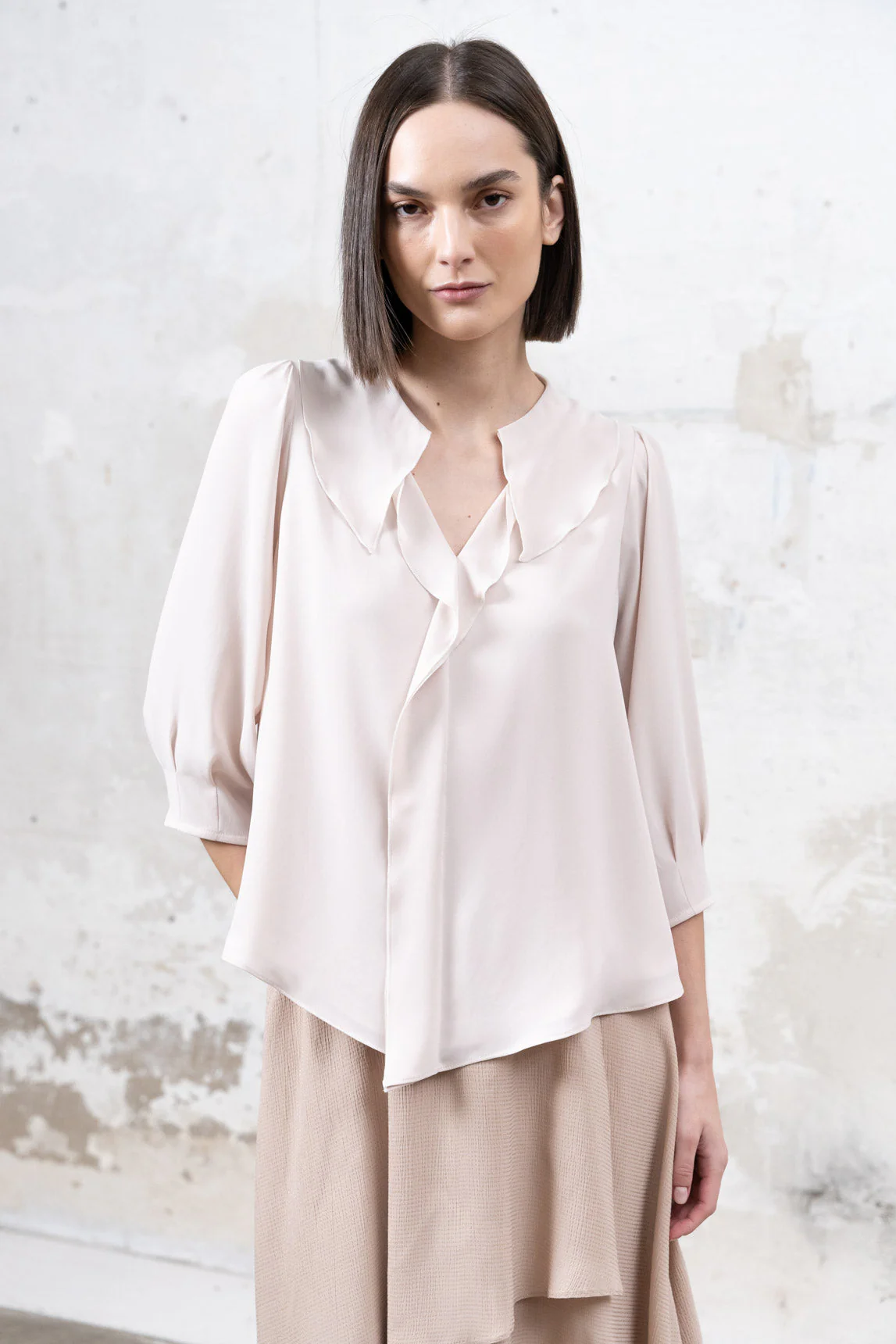 Rivera-spain Blusa Pompu nude