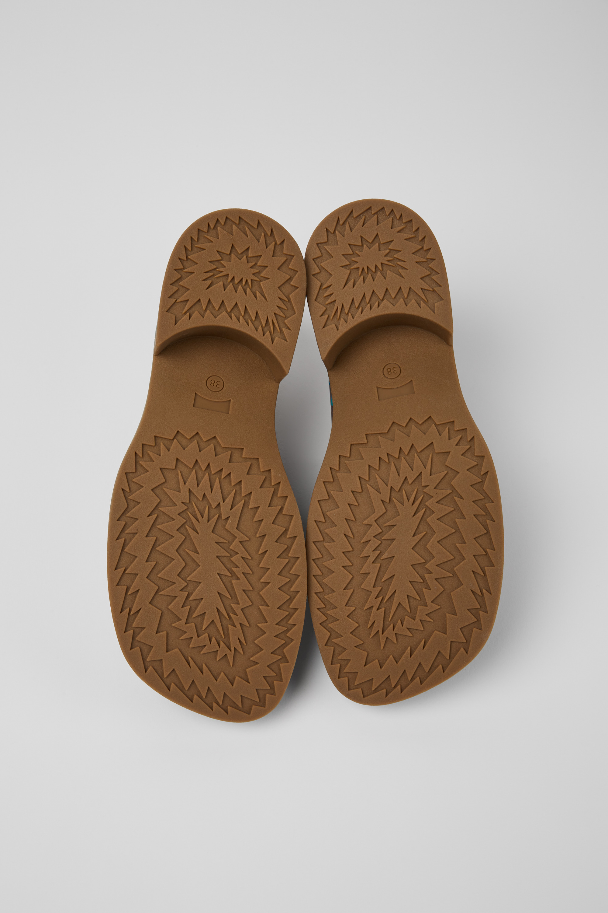 Twins - Multicolored leather loafers for women