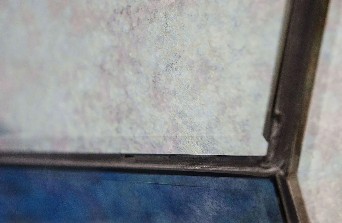 Casa Padrino consola de diseño con espejo antiguo de vidrio 125 x 54 x H. 100 cm - colección de diseño