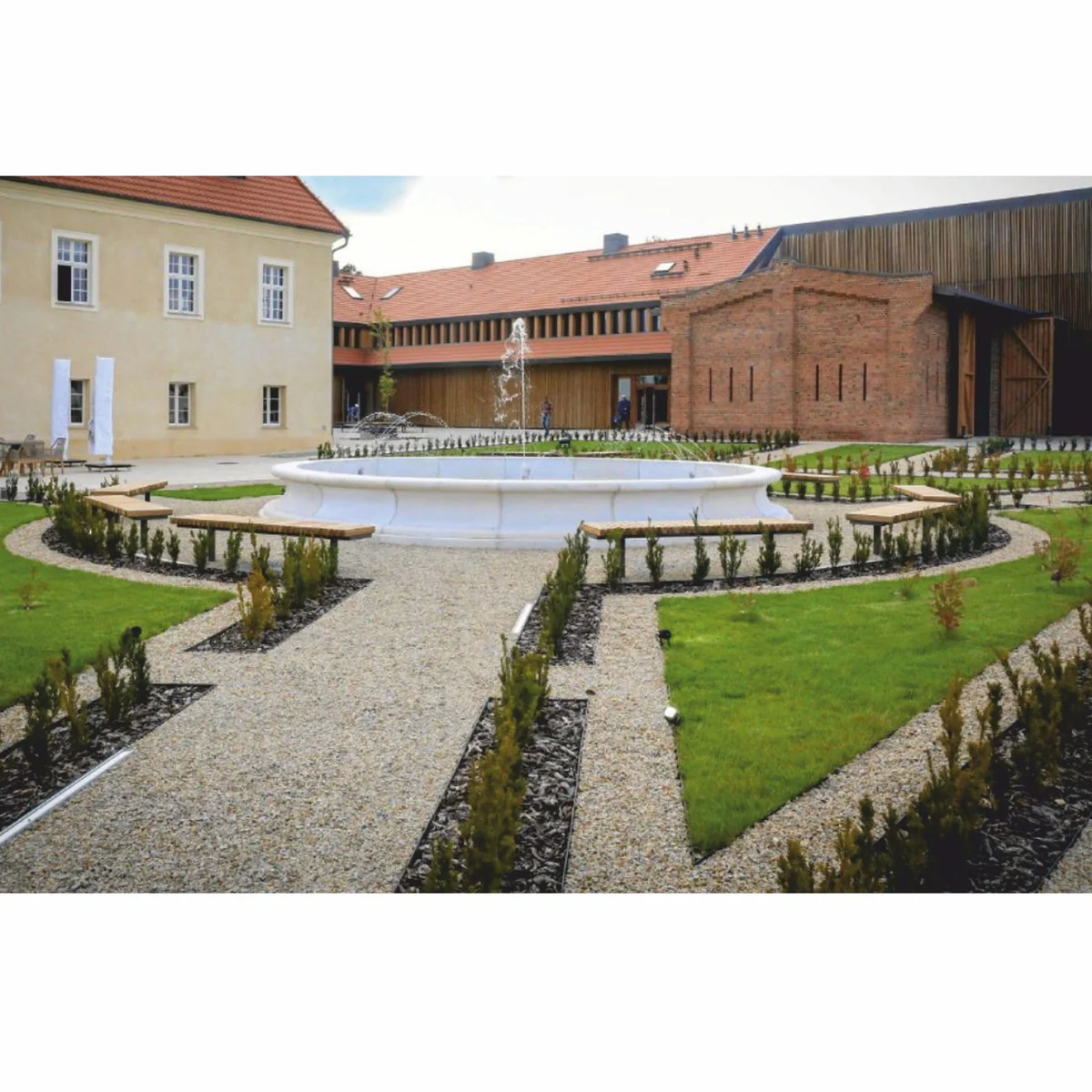 Casa Padrino Marco de Fuente Barroco Gris ? 700 cm - Decoraci¨®n de Jard¨ªn Barroco