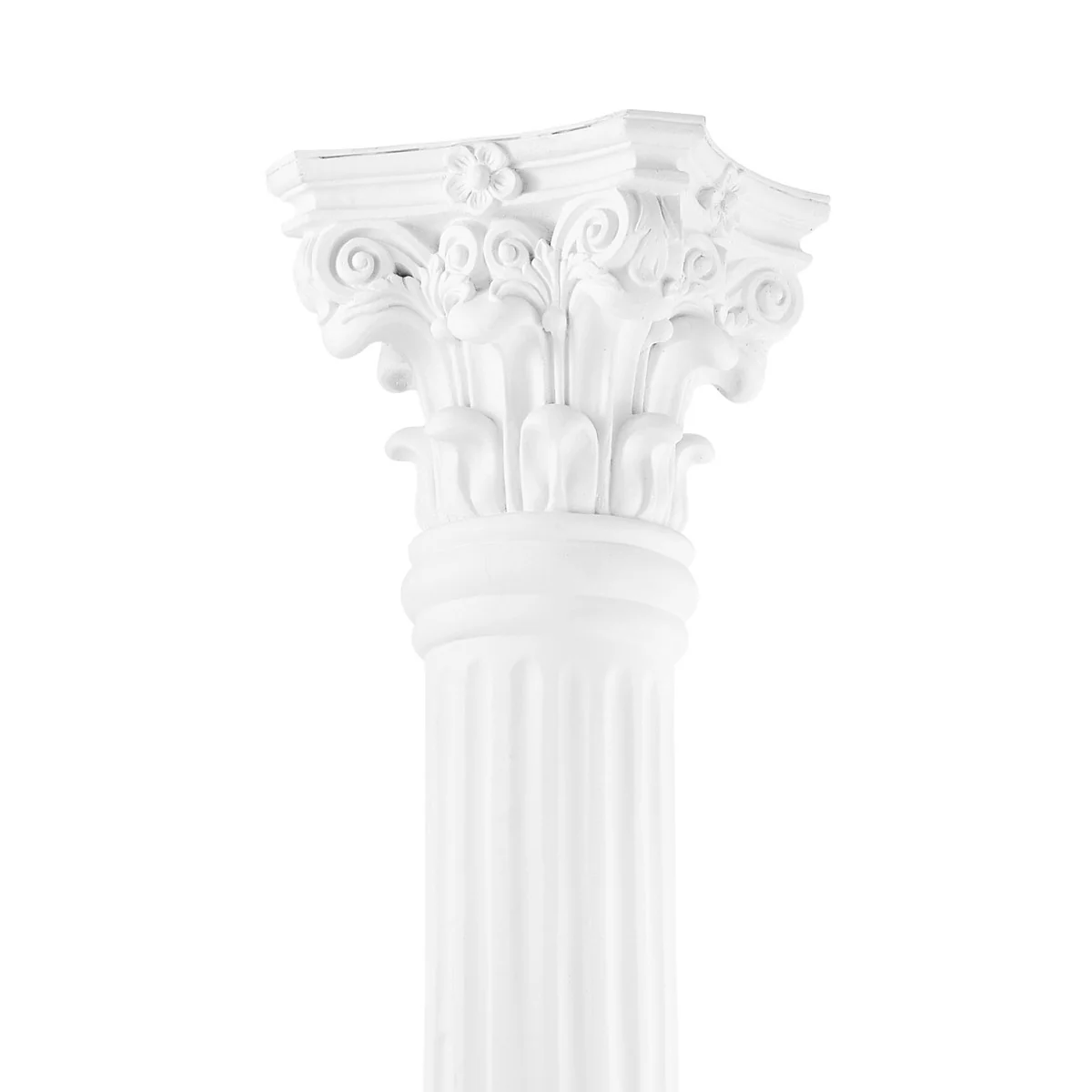 Pilar de lujo barroco Casa Padrino Blanco 35.5 x 35.5 x H. 218 cm - Muebles barrocos de lujo