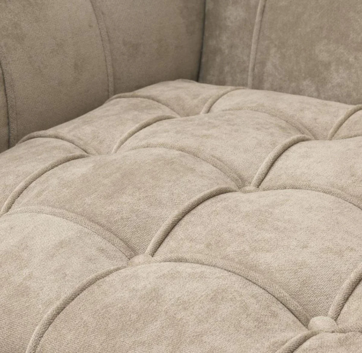 Casa Padrino butaca de lujo crudo 94 x 82 x H. 77 cm - colección de hoteles