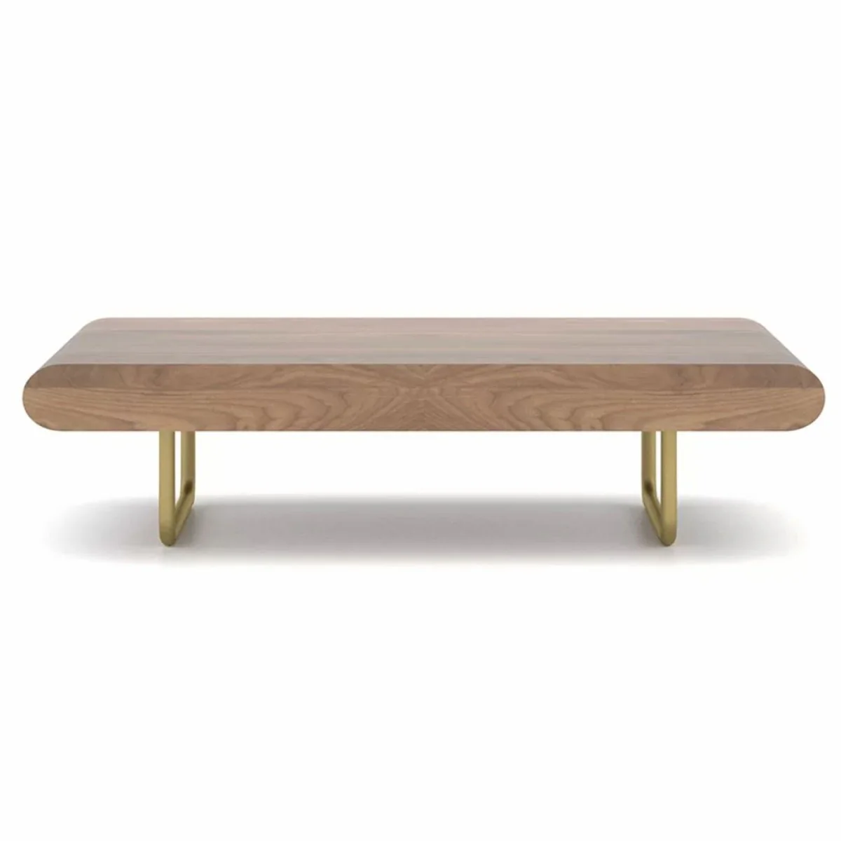 Casa Padrino mesa de centro de lujo marr¨®n / lat¨®n 140-210 cm - Mesa de sal¨®n extensible