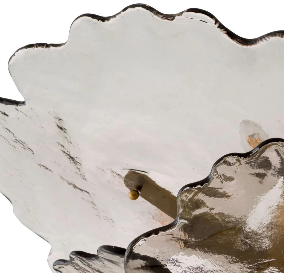 Casa Padrino l¨¢mpara de ara?a de lujo gris / lat¨®n antiguo ? 83 cm