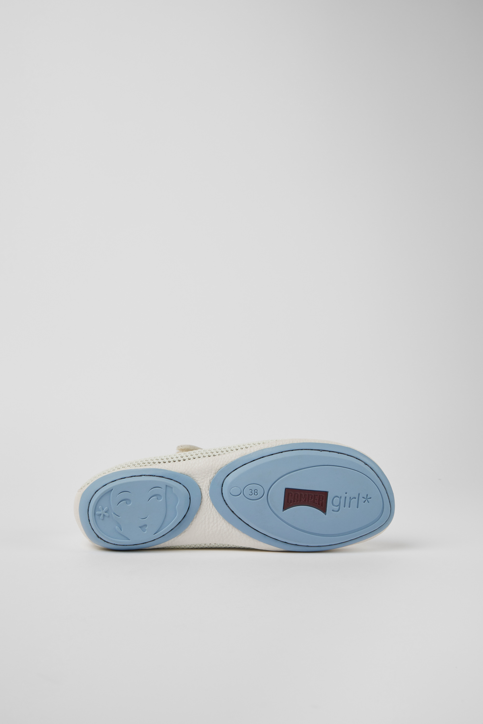 Right TENCEL - White TENCEL Lyocell and leather shoes for women