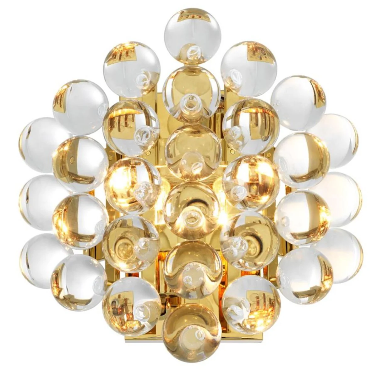 Casa Padrino luxury wall lamp gold 24.5 x 15 x H. 24 cm - Luxury Quality