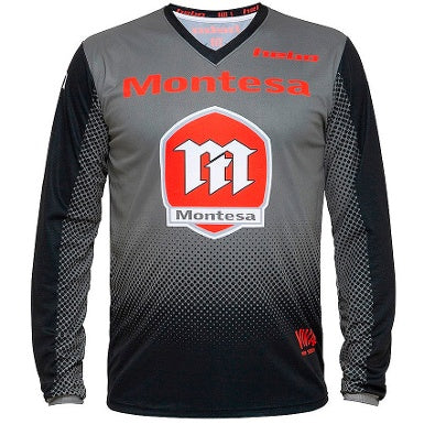 CAMISETA HEBO MONTESA PRO CLASSIC GRIS