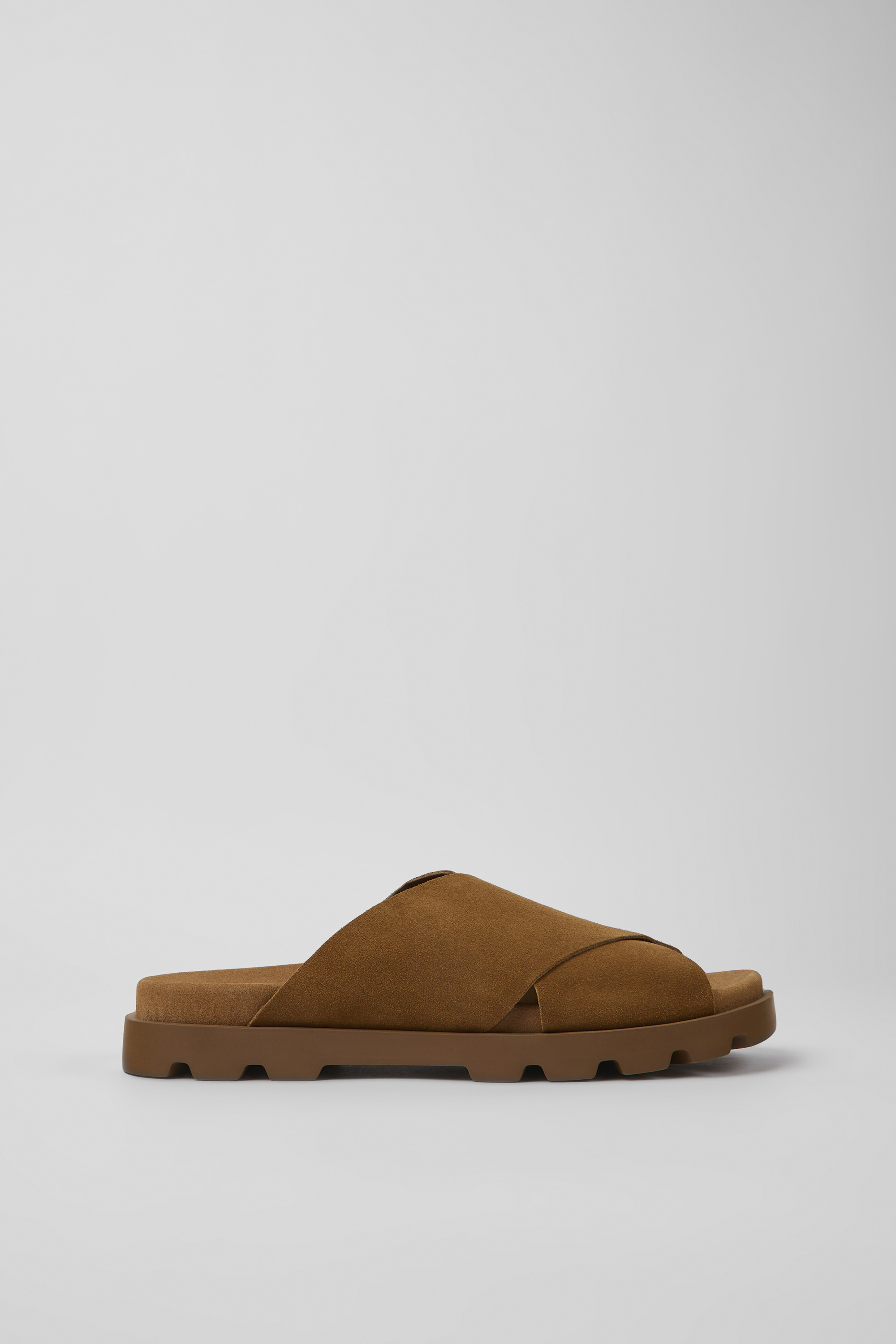 Brutus Sandal - Brown nubuck sandals for men