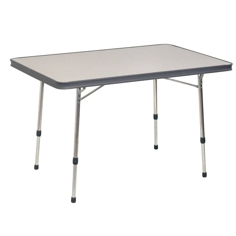 Crespo AL-247 gris - Mesa Plegable Rectangular 110 x 70