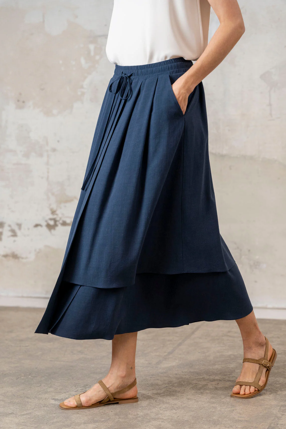 Rivera-spain Falda Marseillan azul