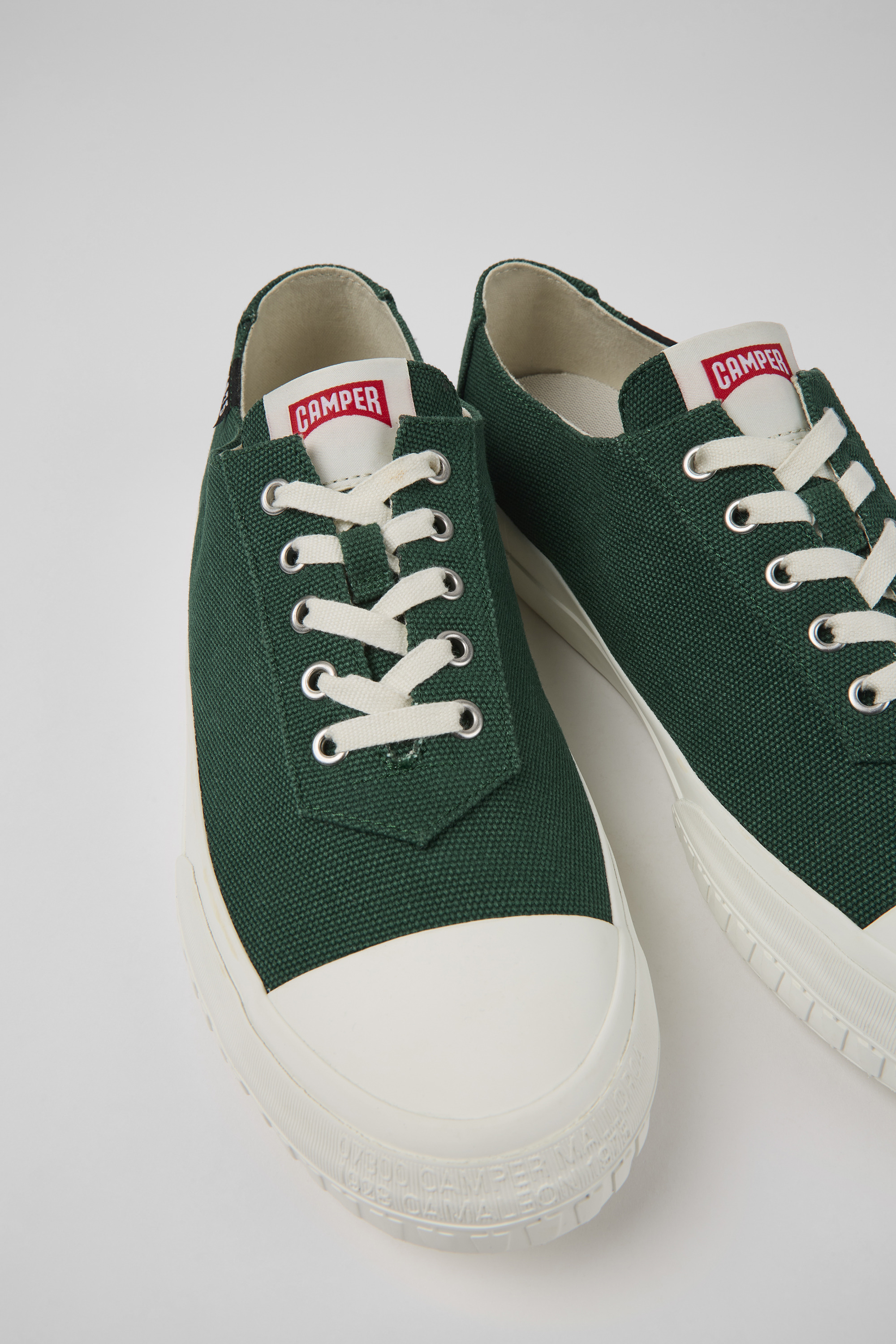 Camaleon - Green recycled cotton sneakers for men