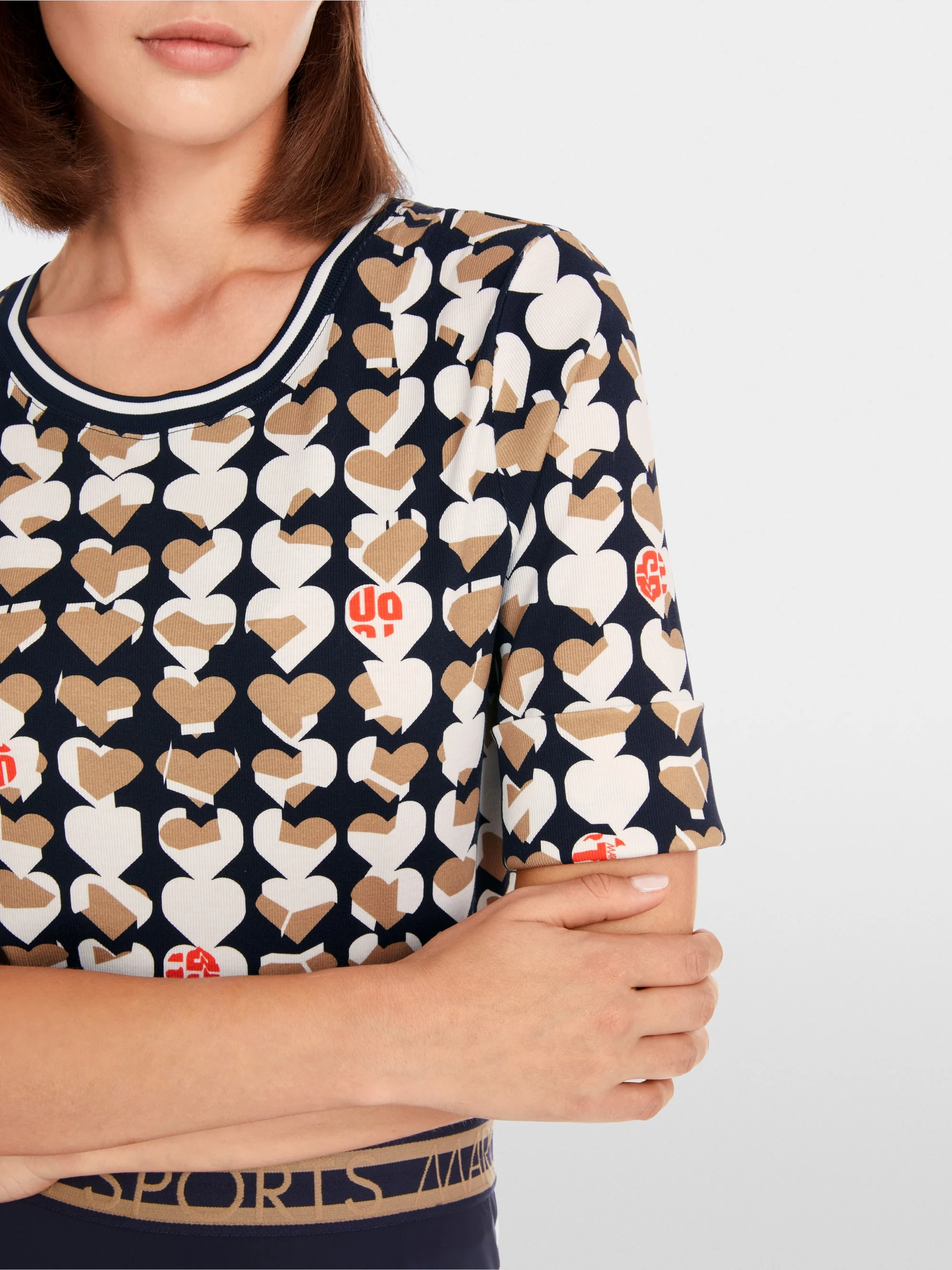 Marc-Cain T-shirt with Heartbreaker print