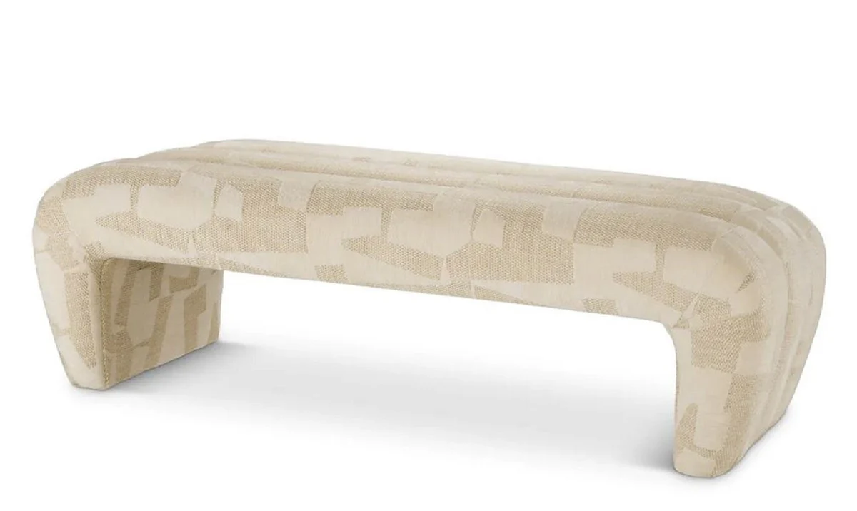 Casa Padrino banco de lujo arena 144 cm - Muebles de dormitorio y hotel