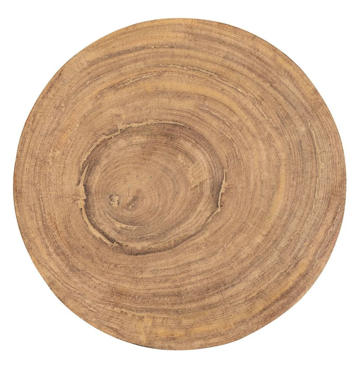 Casa Padrino mesa auxiliar / taburete de madera maciza de lujo natural ? 33,5 x A. 46 cm - Muebles de lujo