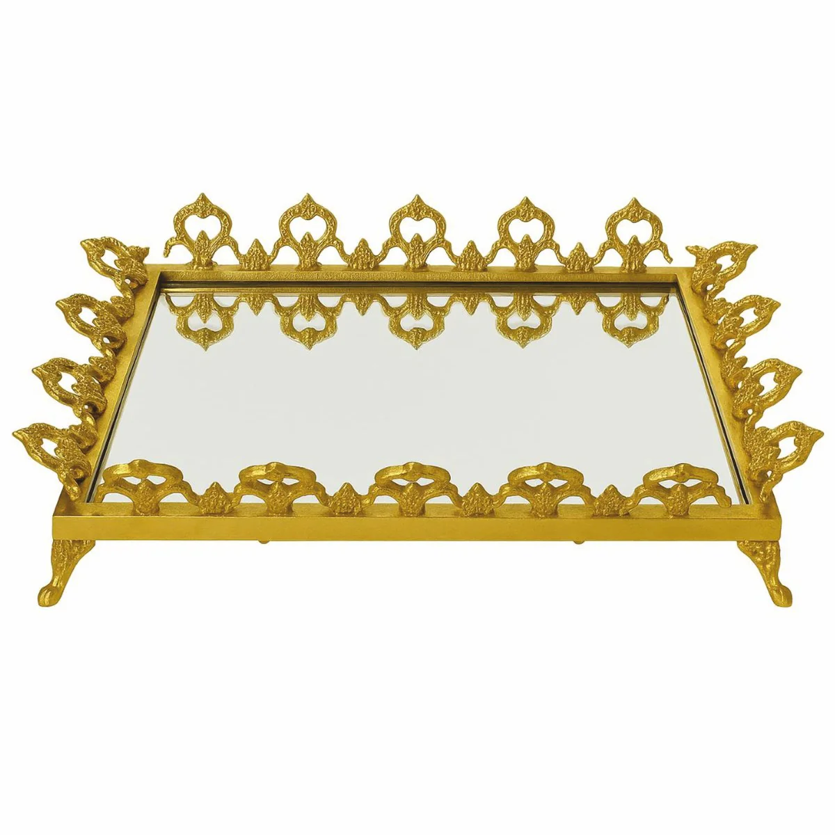 Casa Padrino bandeja barroco oro 50 cm - Accesorios de catering de estilo barroco