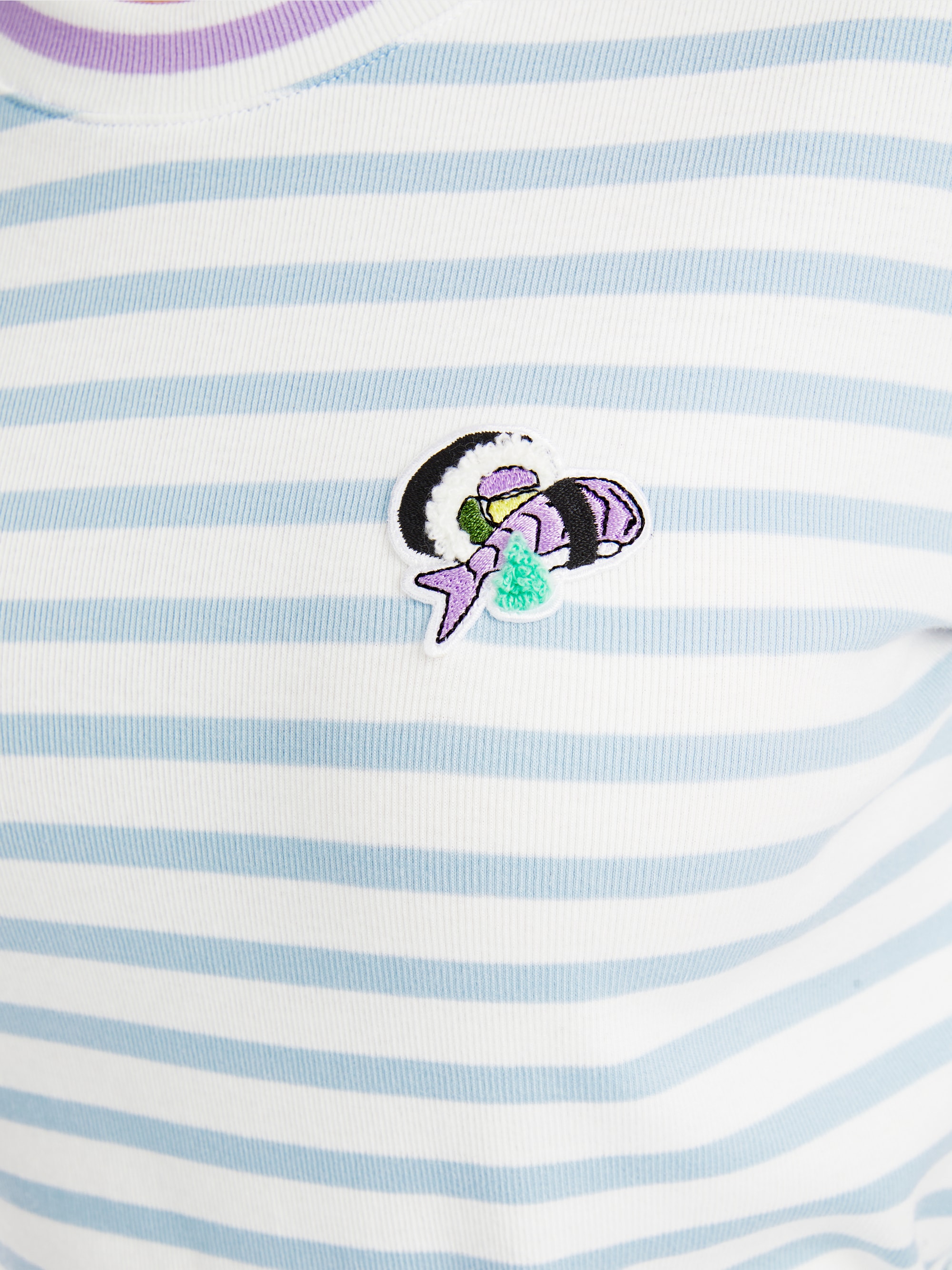 Marc-Cain Striped ribbed T-shirt