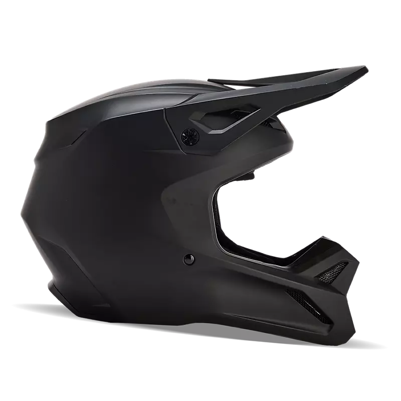 Youth V1 Matte Black Helmet