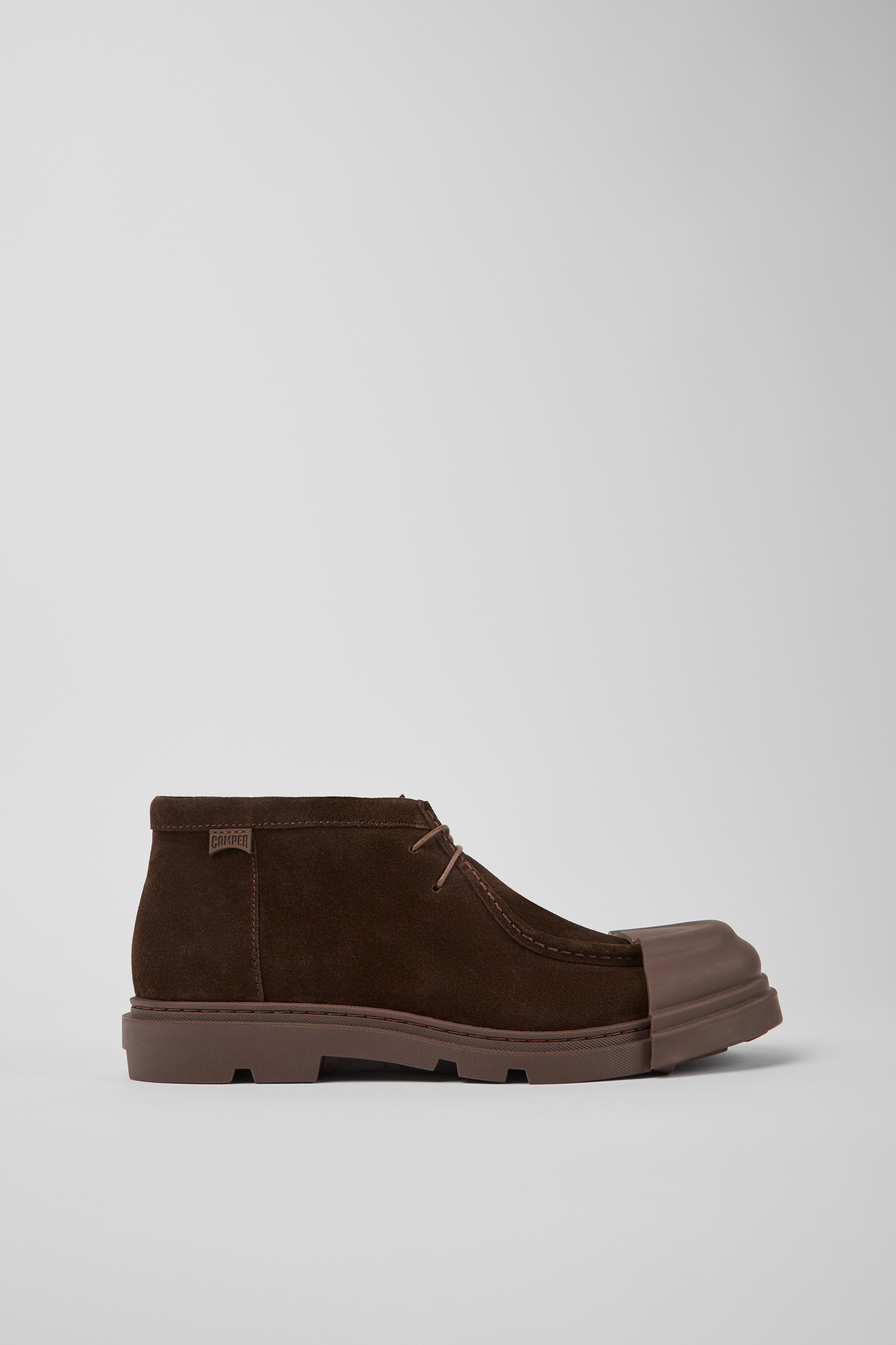Junction - Brown nubuck shoes for men