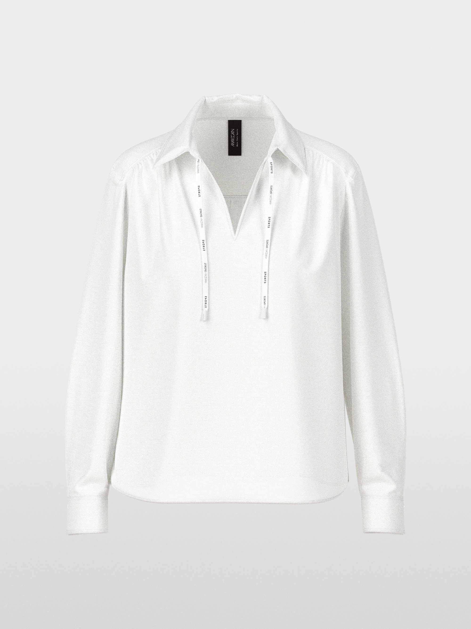 Marc-Cain Slip-on blouse made of delicate ramie