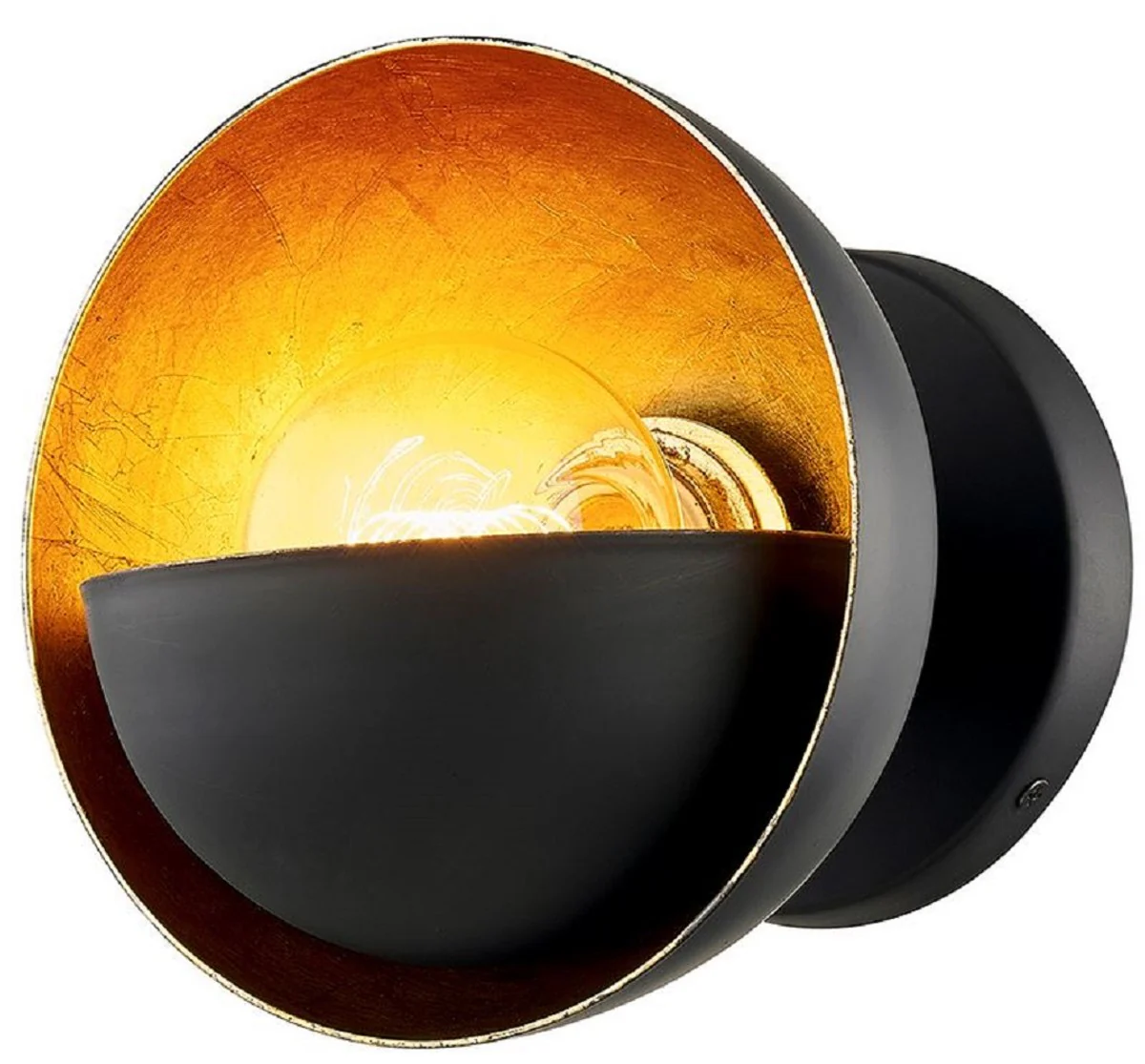 Casa Padrino l¨¢mpara de pared de metal de lujo bronce antiguo ? 17,78 cm