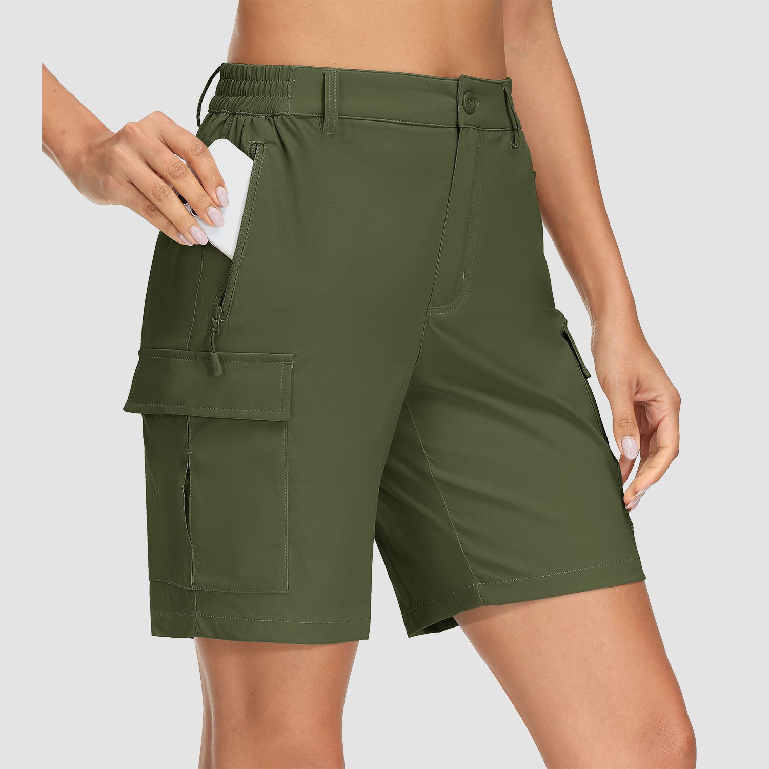 Women's Hiking Shorts Cargo Shorts Quick Dry with 5 Pockets Water-Resistant Ripstop