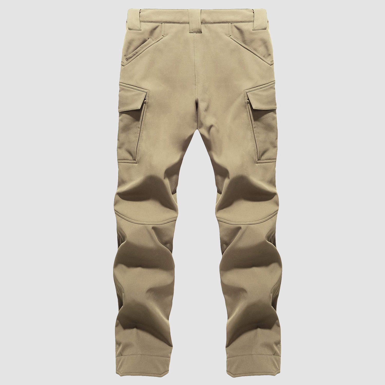 Men's Tactical Pants with 9 Pockets, Water Repellent, Warm Fleece Lined, Winter Snow Ski Pants