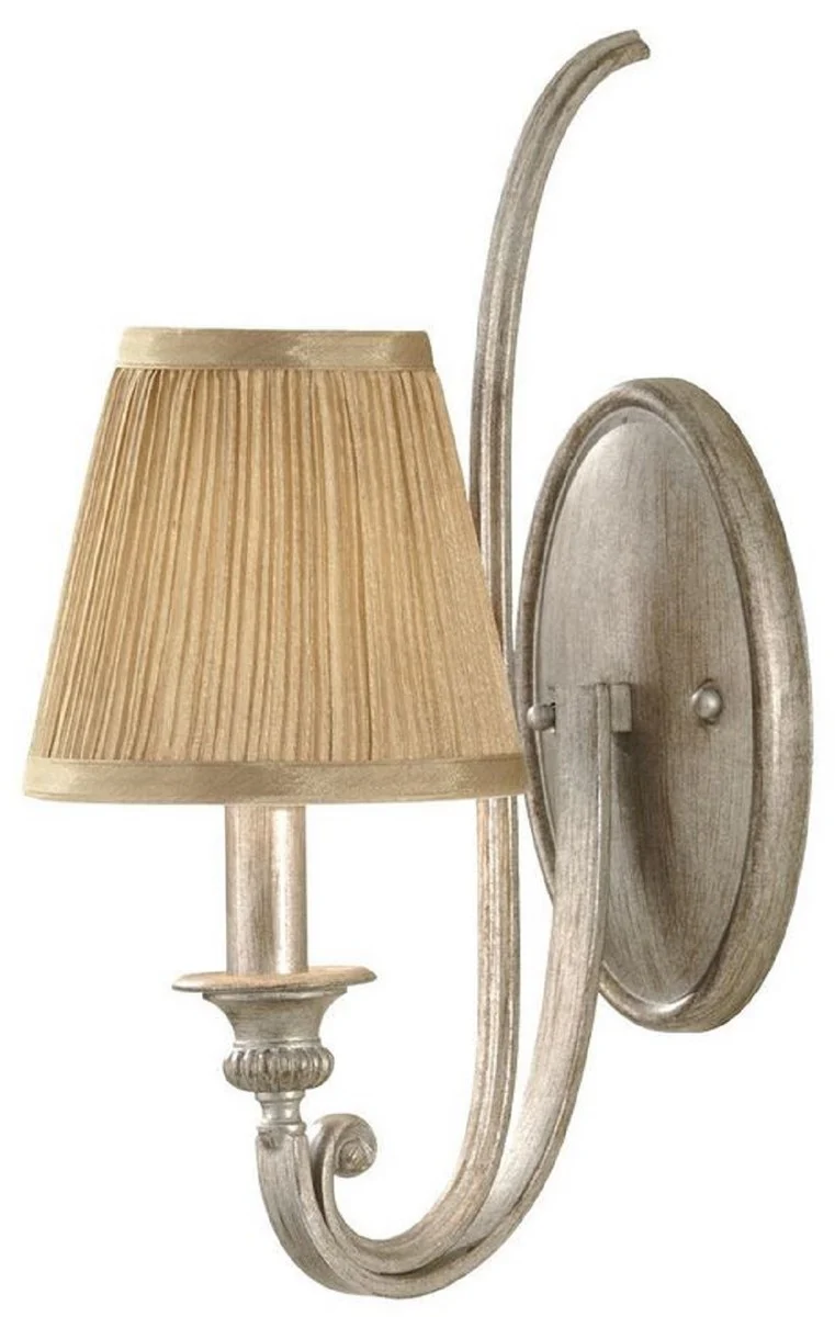 Casa Padrino l¨¢mpara de pared barroco plata / oro A. 39,1 cm - Apliques de estilo barroco