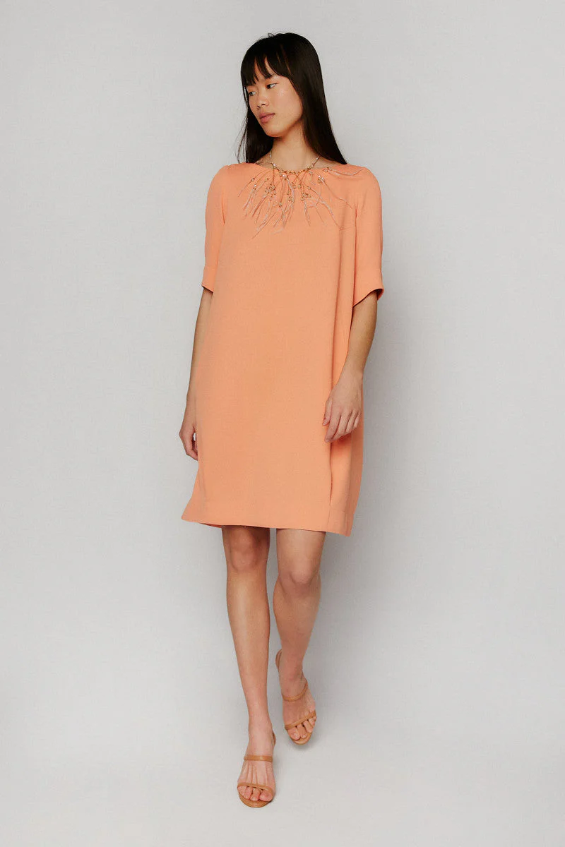 Rivera-spain Vestido Azucena albaricoque