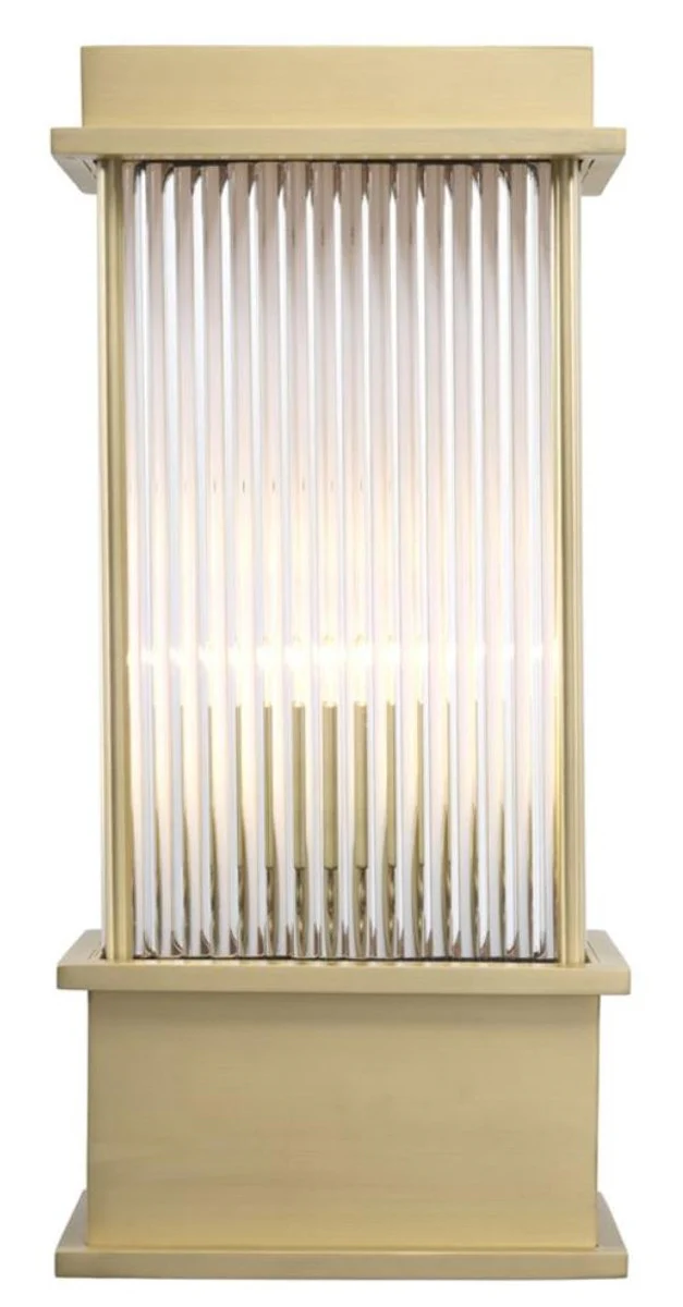 Casa Padrino lámpara de pared latón 20 x 12 x H. 43 cm - Muebles de Hotel y Restaurante de Lujo