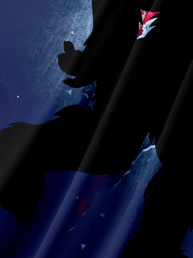 Flag Bigfoot Chest Pocket Short Sleeve Casual Shirt