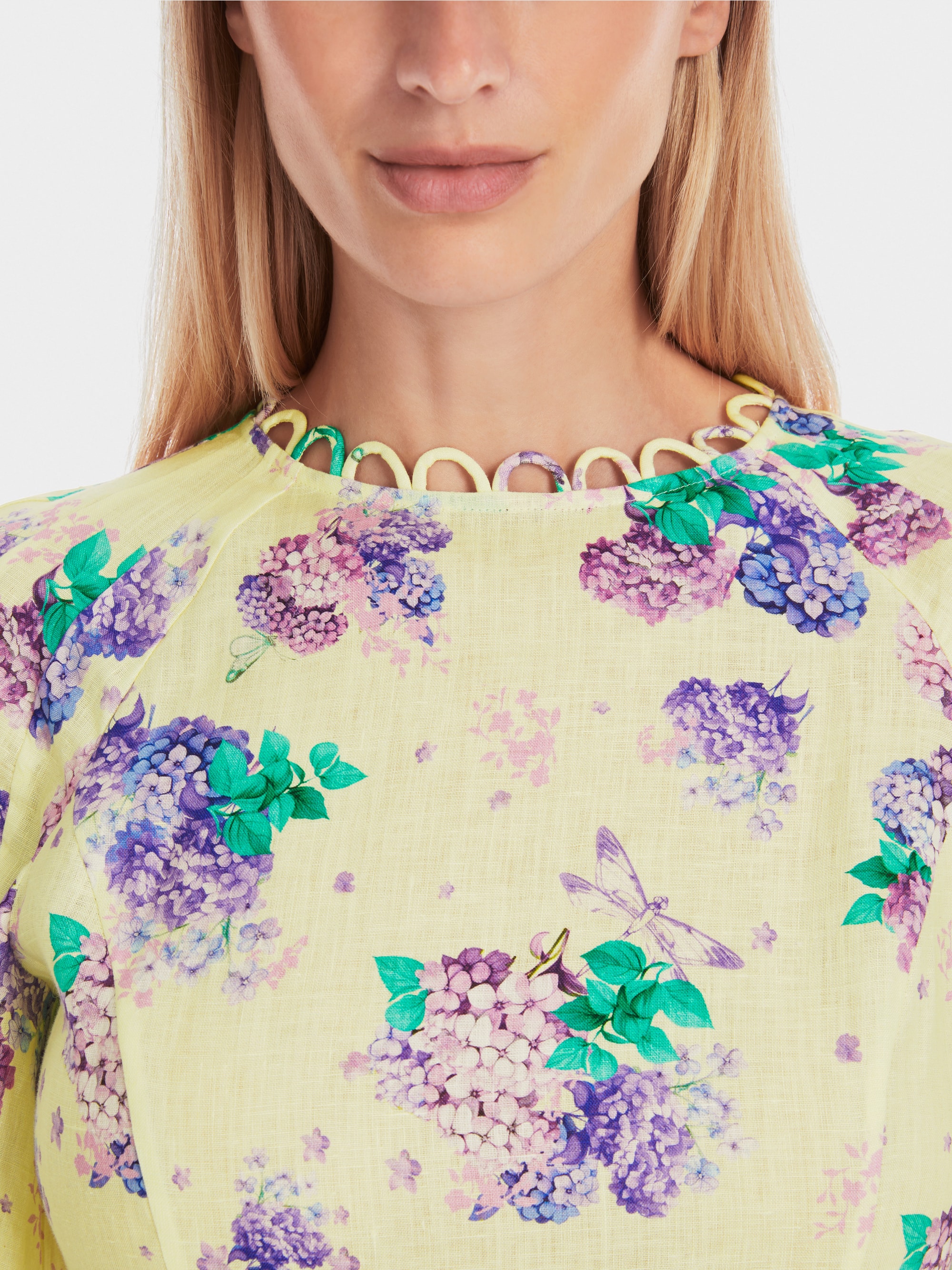 Marc-Cain 100% linen short sixties dress