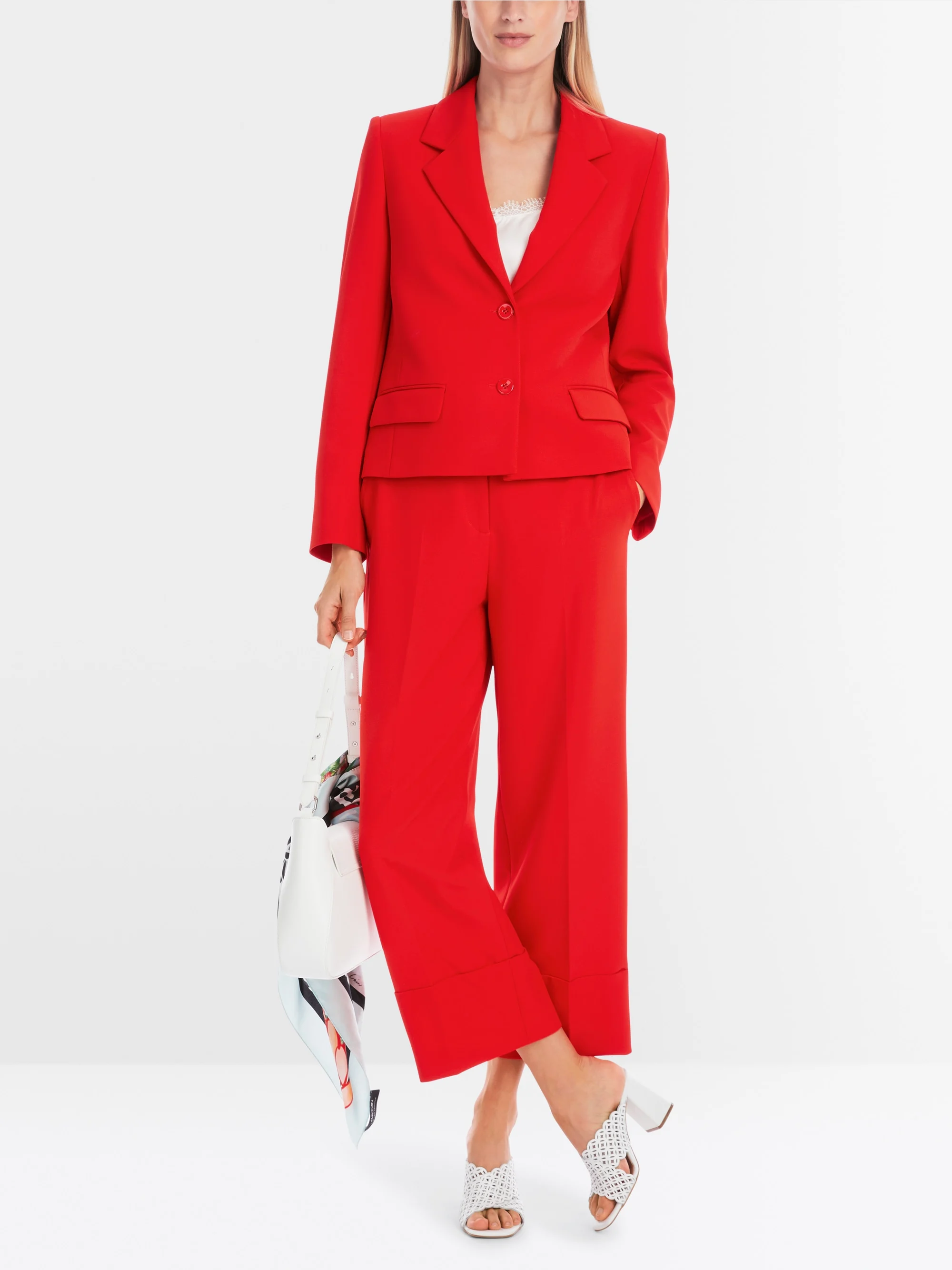 Marc-Cain Short unicolour blazer in superstretch