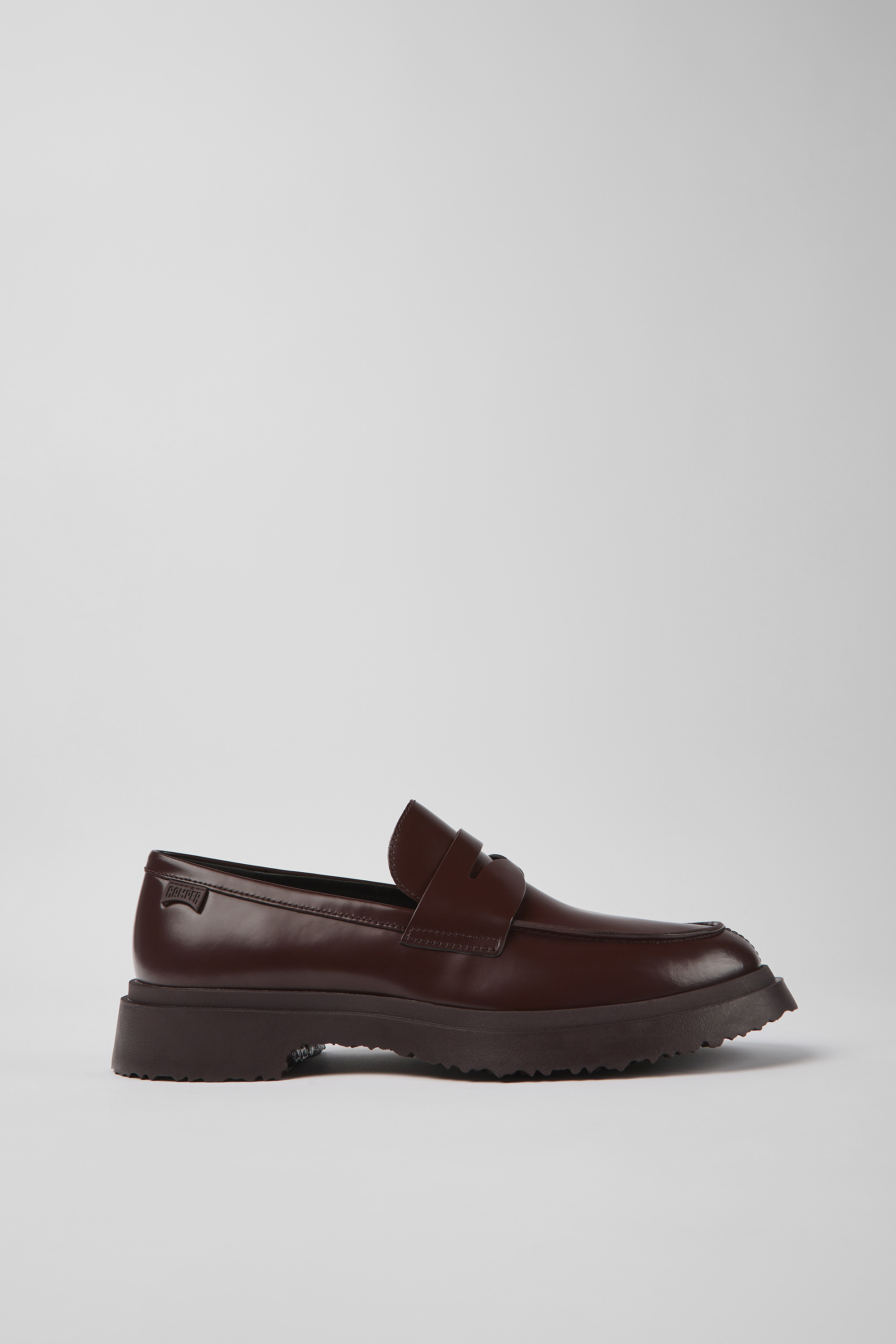 Walden - Burgundy leather loafers for men