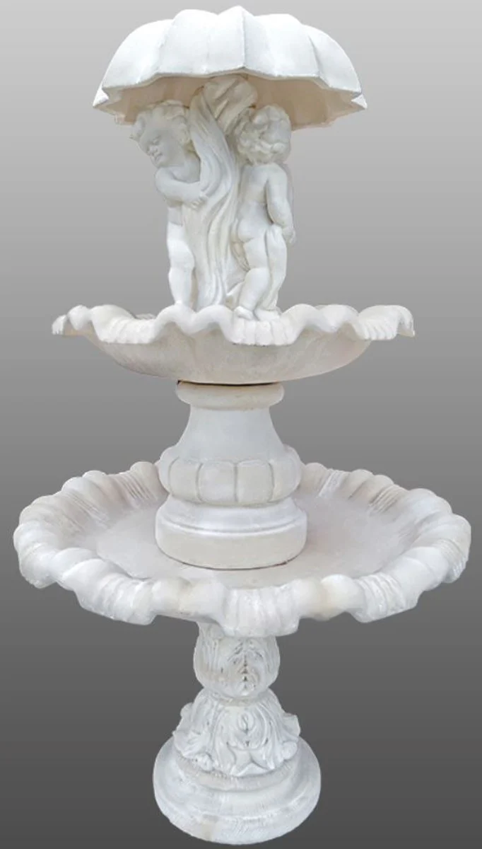 Casa Padrino Art Nouveau Sombrilla Fuente / Fuente para Jardín Ø 130 x H. 217 cm - Decoración Barroco y Art Nouveau en el Jardín