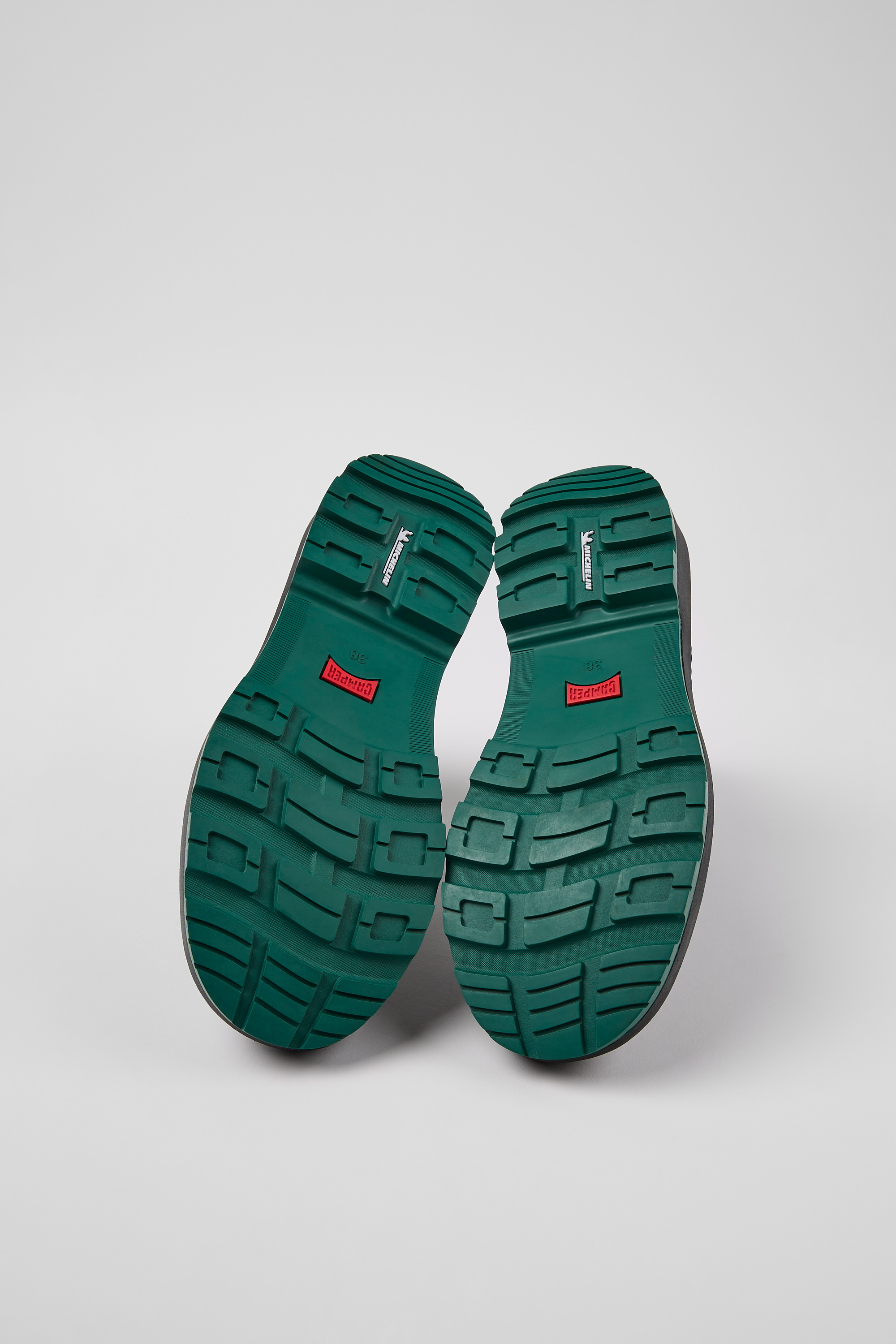 Brutus Trek MICHELIN - Black leather ankle boots for women