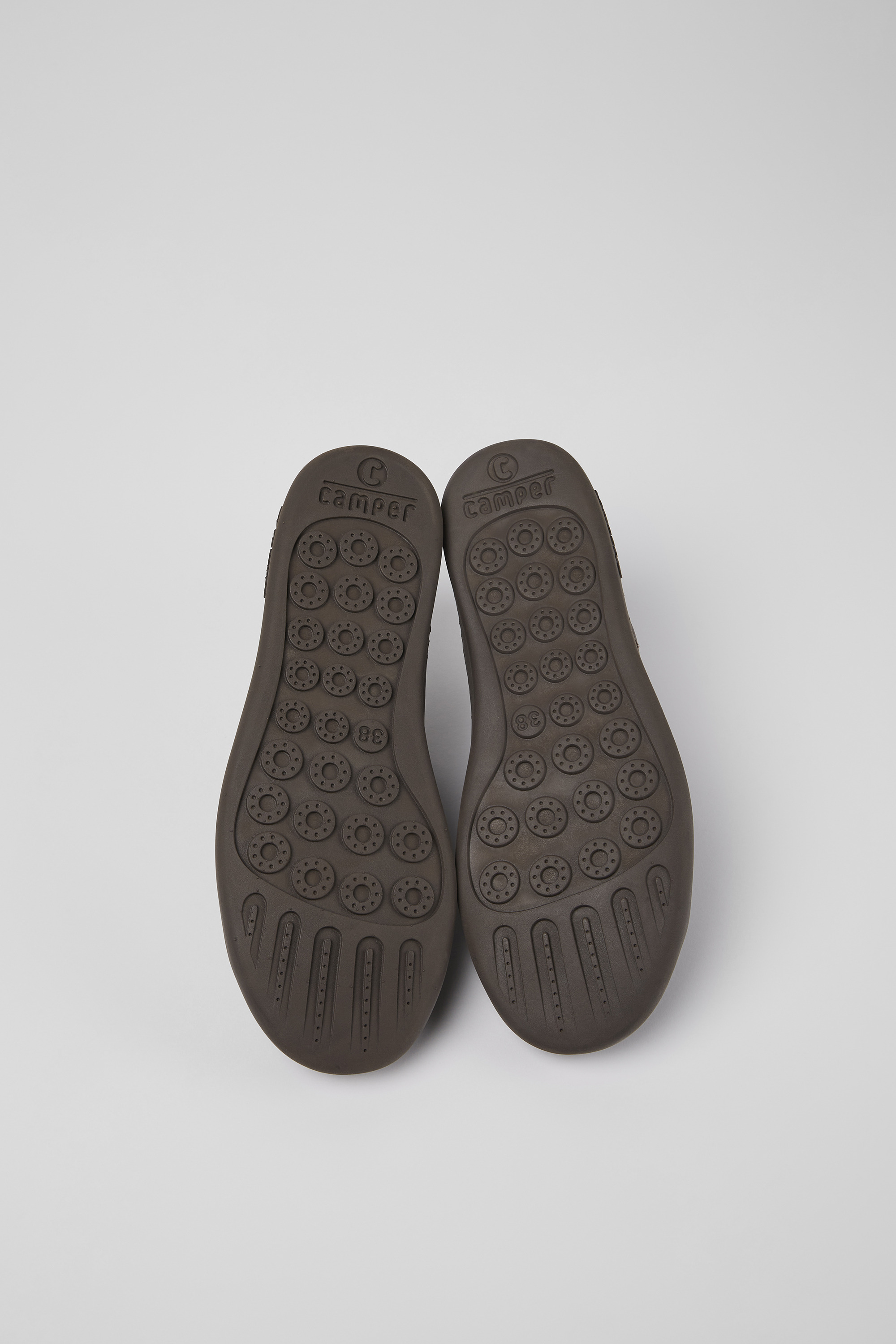 Peu Touring - Burgundy leather sneakers for women