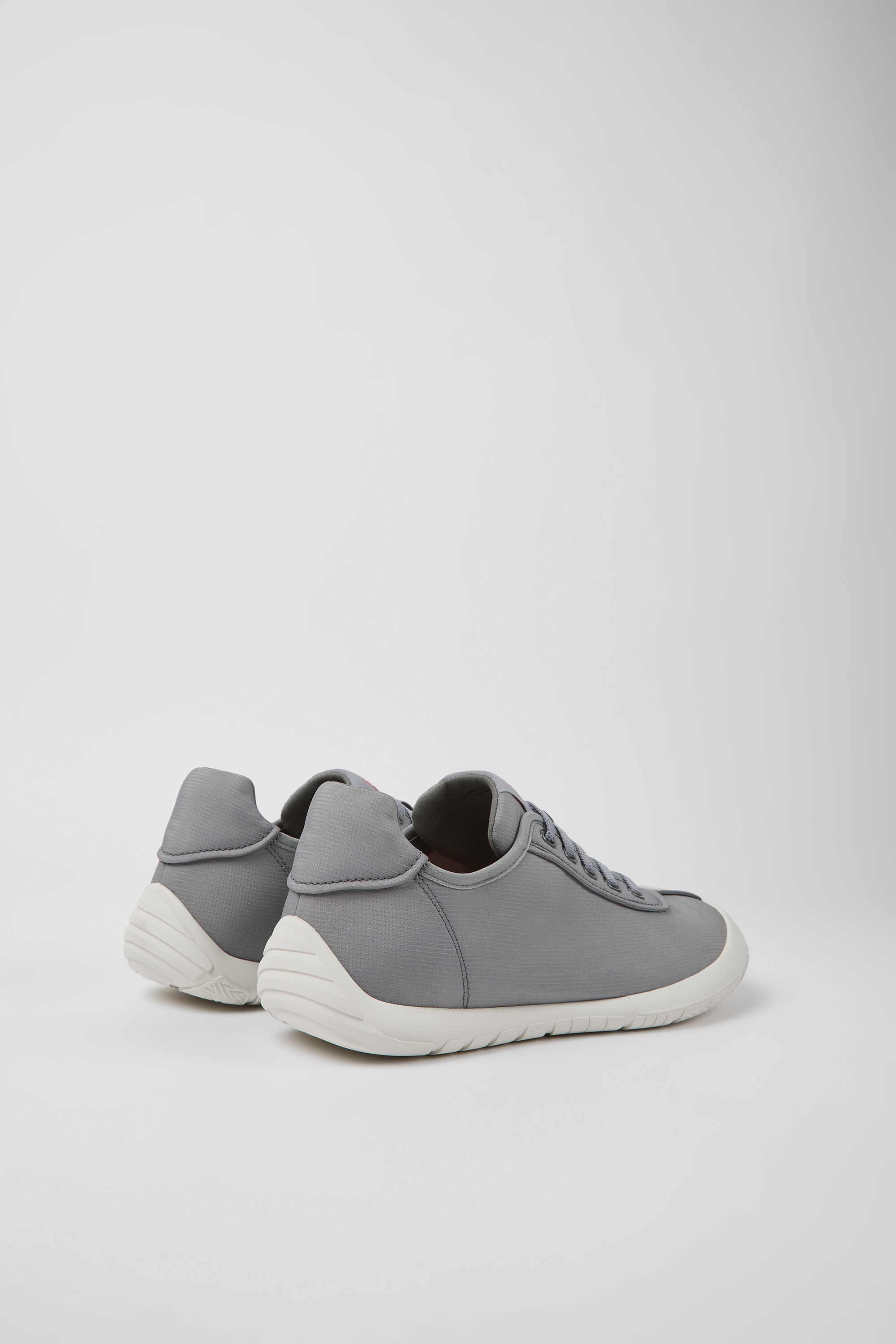Path - Gray textile sneakers for men