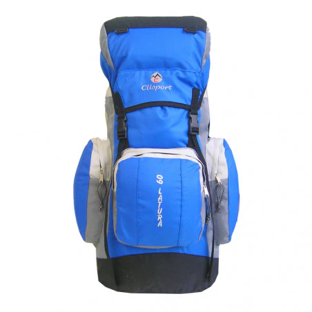 Mochila de trekking Clisport LATURA 60L azul