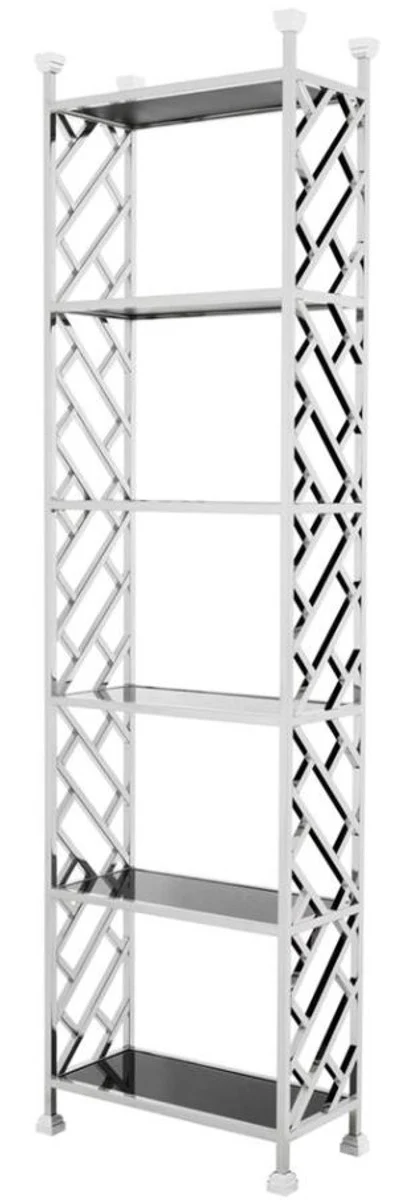 Casa Padrino plataforma diseñador del gabinete de plata 65 x 32 x H. 230 cm - calidad de lujo